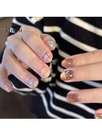 チェックネイル