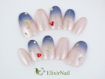 エリクサーネイル 渋谷(Elixir Nail)/定額bカジュアル/クーポン使用