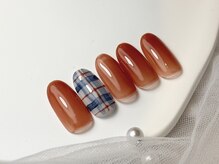 スパイス ネイルズ アンド スパ 玉川高島屋SC店(SPICE NAILS&SPA)/simpleアート ¥8800