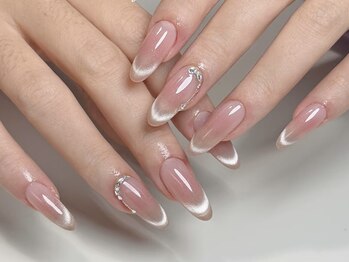 ベストネイル 大宮東口店(Best Nail)/チークマグネットフレンチ