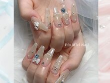 ピオミエルネイル 新宿(pio miel nail)/うる艶ベージュネイル