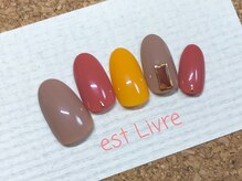 エストリブレ(estLivre)/マルチカラー＆べっ甲アート