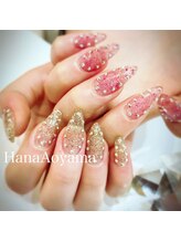 ネイルサロン ハナアオヤマ 堂山店(Nailsalon HanaAoyama)/アシメカラー