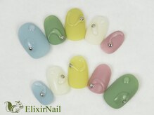 エリクサーネイル 池袋(Elixir Nail)/定額a シンプル/クーポン使用