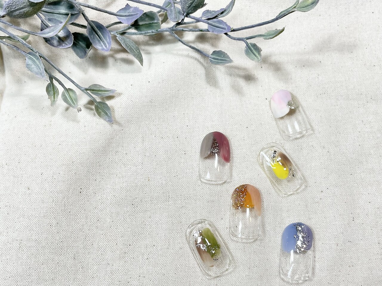 オフ込/無限にデザインがある♪塗りかけネイル \5400