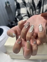 ステラネイル(Stela Nail)/マグネット×ビジュー