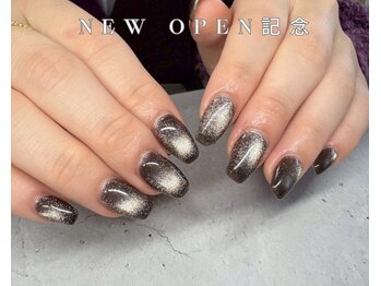 マーブルネイルフレンチネイル