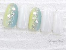 ラグジュアリーネイルズ アカバネ(Luxury Nails Akabane)/配色*縦グラNail