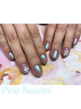 プティットスリール 西尾店(Petit Sourire)/【ミラーネイル】