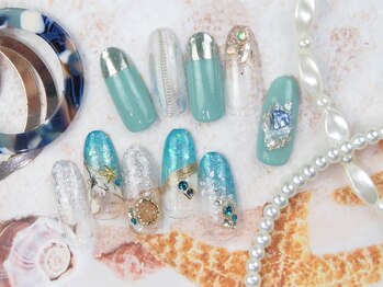 インフィニティ なんば店(Infinity)/【ミラーネイル】☆リゾート