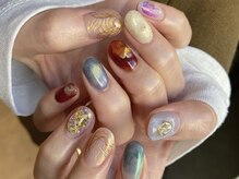 アイネイルズ 天神今泉店(I-nails)/【maya.h】ごちゃまぜニュアンス