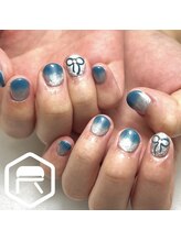 東海最大級ネイルサロン by レディスペネイル 名駅店/リボンネイル