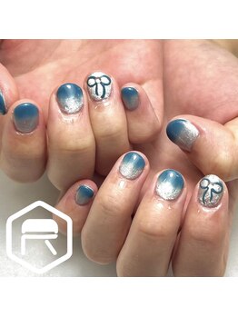 東海最大級ネイルサロン by レディスペネイル 名駅店/リボンネイル