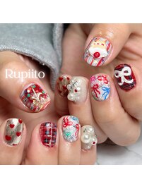 浮かれクリスマスネイル