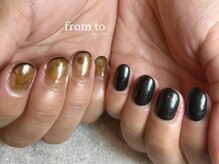 フロム トゥ(from to)の雰囲気（#ネイル#フィルイン#ニュアンス#持ち込み#ジェルネイル#円山）
