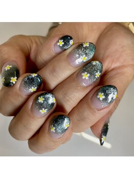 サラサネイルズ 代官山 恵比寿(sarasanails)/フラワー/グラデーション