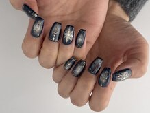 エトロ(ETORO)/ネイビーall art Design