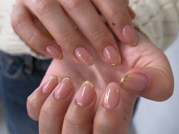 ネリネ 天神(nerine)/ゴールドフレンチ/シンプル/星