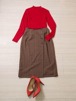 カラークリエーション(COLOR CREATION)/ストレートタイプコーデ☆秋冬