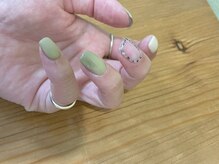 キャンアイドレッシー 国分寺店(Can I Dressy)/ワンカラー+ラインストンアート