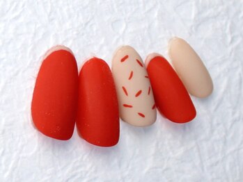 ユースタイル 新宿店(U-style)/赤マットネイル