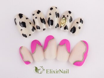 エリクサーネイル 池袋(Elixir Nail)/定額b カジュアル/クーポン使用