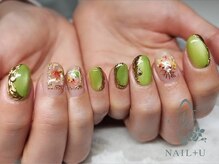 ネイルプラスユウ(NAIL+U)/額縁フラワー