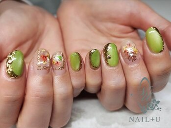 ネイルプラスユウ(NAIL+U)/額縁フラワー
