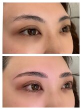 ラ ムーン アイラッシュアンドヘアメイク(La.Moon)/パリジェンヌ眉毛+まつ毛