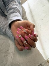 リュールリュクス(LUEUR luxe.)/海外ギャルピンクフレンチ☆