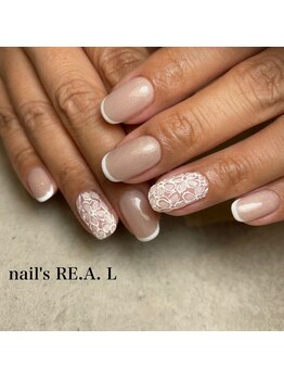 ネイルズリアル 倉敷(nail's RE.A.L)/上品ネイル