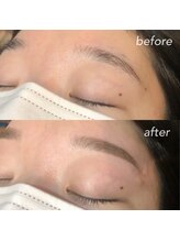 ラヴィズム アイラッシュ アンド ネイル 長岡店(LUVISM)/アイブロウWAX★before/after