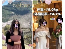 正しい食事と週1のトレーニングで素敵な結婚式を迎えました☆