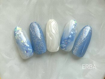 エルバ 目黒不動前(ERBA)/涼しげシェルネイル♪