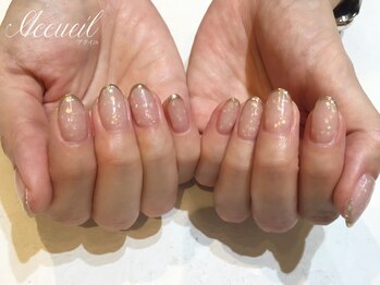 アクイユ 銀座店(ACCUEIL)/透け感ネイル