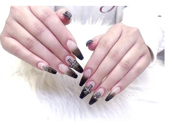 クイーンネイル 新宿(Queen nail)/長さだしパーツ付け放題