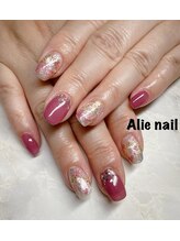 アリーネイル(Alie nail)/【定額アートコース】シンプル