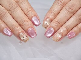 バカラシンプルネイル