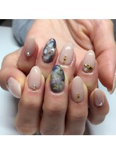 フルール(Fleur)/ベージュ×グレー