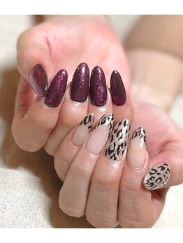 インスティンクトネイルズ(INSTINCT Nails)/レオパード