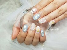 シュガーネイル(sugar nail)/ぷっくり女子ネイル