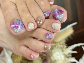 サロンドフォーエイチ(salon de 4H)/大理石☆ニュアンスネイル♪