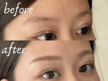 アイブロウドット 新越谷店(iBROW.)/美眉スタイリング before→after