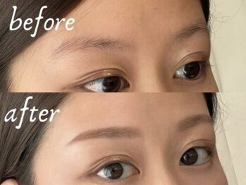 アイブロウドット 新越谷店(iBROW.)/美眉スタイリング before→after