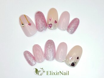 エリクサーネイル 五反田(Elixir Nail)/定額a シンプル/クーポン使用