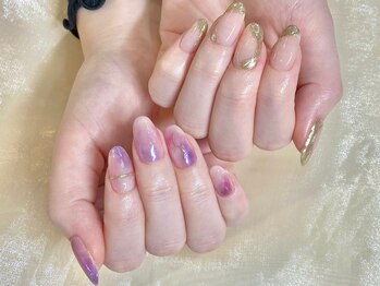デリカ 溝の口店(DELICAT)/ミラー×ニュアンスネイル