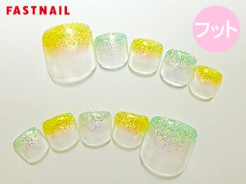 ファストネイル 大阪梅田店(FAST NAIL)/ガラスフレンチ　仕事【11401】