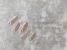 スリー(THREE)/September 2023/nail design