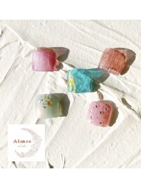 フット◆親指アート2本◆