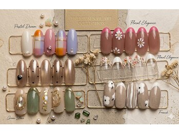 ロイ(ROI)の写真/【季節ごとに新作登場】最新トレンドデザインを楽しめる♪パラジェル使用で自爪を傷めずキレイな仕上がり！